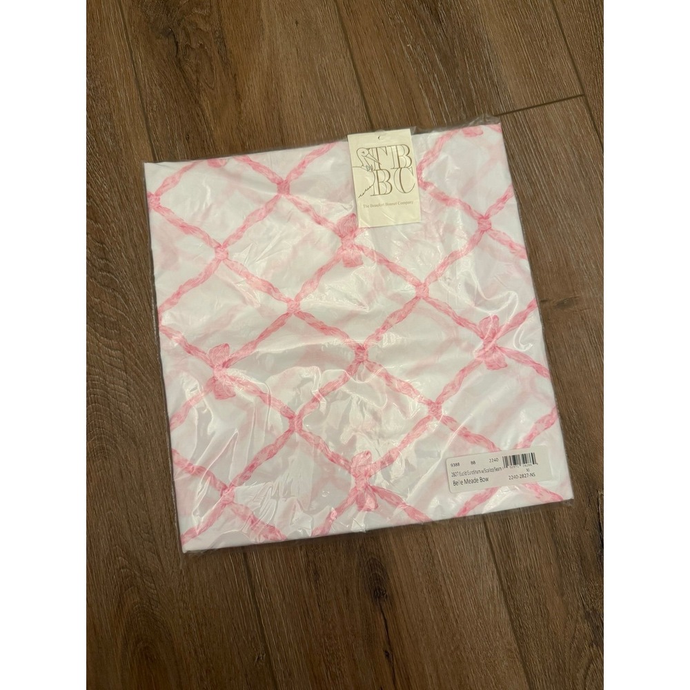 NWT TBBC Euclid Euro Sham in Belle Meade Bow